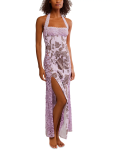 Love You Most Printed Maxi, Lavender/Combo